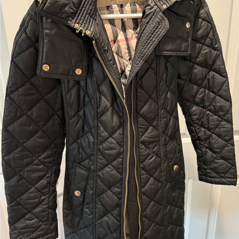 Burberry Black Quilted Jacket